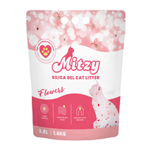 Mitzy posip silica gel, s cvetličnim vonjem - 1,6 kg