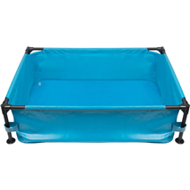 Pawise zložljivi bazen za pse, sv. moder - 120 x 90 x 30 cm