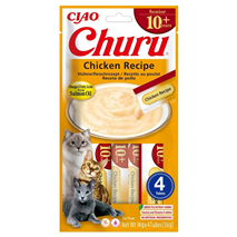 Inaba Cat Churu Purée Senior, piščanec - 4 x 14 g