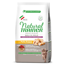 Natural Trainer Cat Hairball Adult, piščanec - različna pakiranja