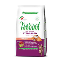 Natural Trainer Cat Sterilised Adult, losos - različna pakiranja