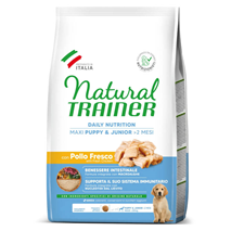 Natural Trainer Daily Nutrition Puppy&Junior Maxi - sveži piščanec