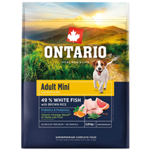 Ontario Adult Mini - bela riba in rjavi riž