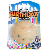Chuckit! Birthday rojstnodnevna žogica, M - 6,4 cm