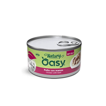Oasy Cat Natury Adult fileji v želeju, konzerva - piščanec in govedina