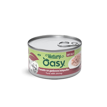 Oasy Cat Natury Adult fileji v želeju, konzerva - tuna in kozice - 150 g