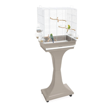 IMAC Camilla opremljena kletka za ptice s stojalom, bela-bež - 127 cm / 50 x 30 x 56 cm