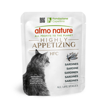 Almo Nature HFC Highly Appetizing file v juhi, vrečka - sardine - 50 g