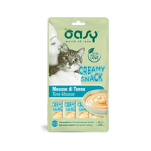 Oasy Cat Creamy Snack kremasti posladek, tuna - 4 x 15 g