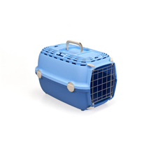 Stefanplast Horizon 1 transporter s kov. vrati, moder - 48 x 32 x 30 cm