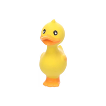 Flamingo Squeaky rumena račka iz lateksa - 4 x 9,7 cm