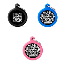 My Family ident. obesek Hush s QR kodo, razl. barve - GRAVIRANJE GRATIS!