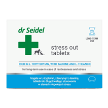 dr Seidel Stress Out tablete proti stresu za pse in mačke - 10 tablet