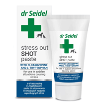 dr Seidel Stress Out SHOT pasta proti stresu za pse in mačke - 30 g