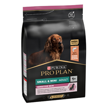 Purina Pro Plan Dog Adult Mini Sensitive Skin, losos - 3 kg