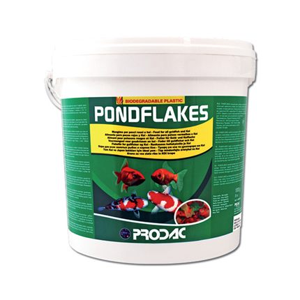 Prodac Pondflakes za majhne in srednje velike ribniške ribe - 10,5 l / 1000 g