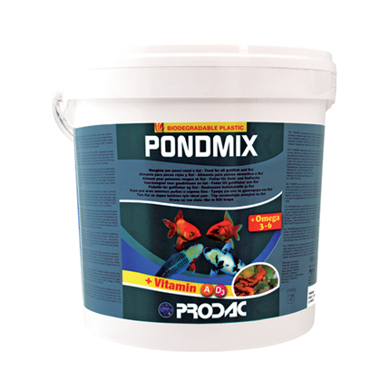 Prodac Pondmix luske in peleti za ribniške ribe - 10 l / 1 kg