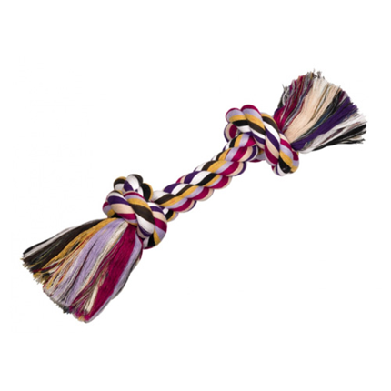 Nobby igralna vrv z dvema vozloma, barvna - 390 g
