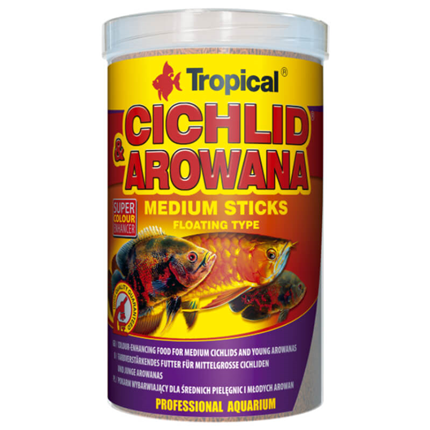 Tropical Cichlid & Arowana Medium Sticks - 250 ml / 90 g