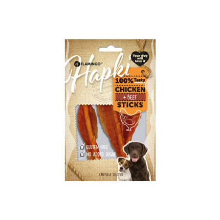 Flamingo posladek Hapki piščanec na zvitih palčkah - 55 g