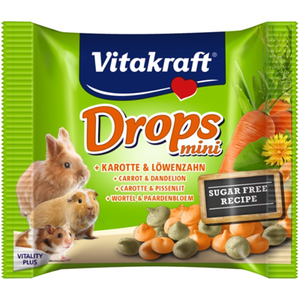 Vitakraft Drops Happy korenje - 40g