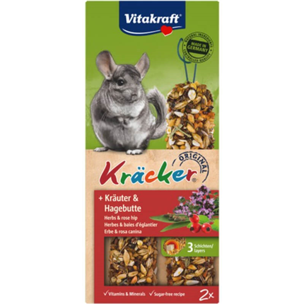 Vitakraft kreker zelišča za činčile, 2 kos - 120 g