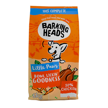 Barking Heads Bowl Lickin' Chicken za male pasme - 1,5 kg