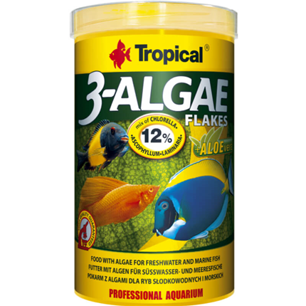 Tropical 3-Algae flakes - 250 ml / 50 g