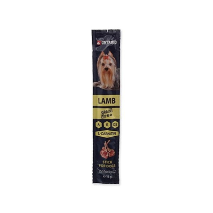 Ontario Dog Stick - jagnjetina -15 g