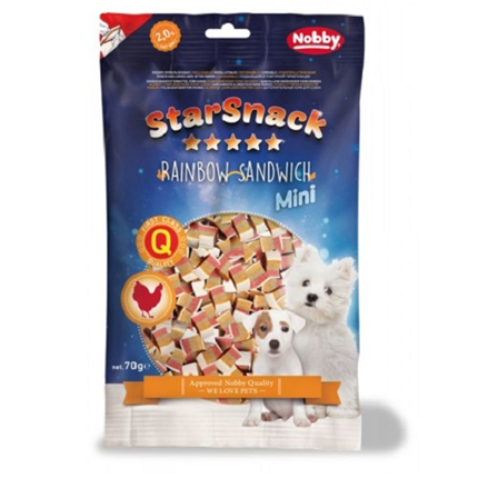 Nobby Starsnack Mini mavrični sendviči – 70 g