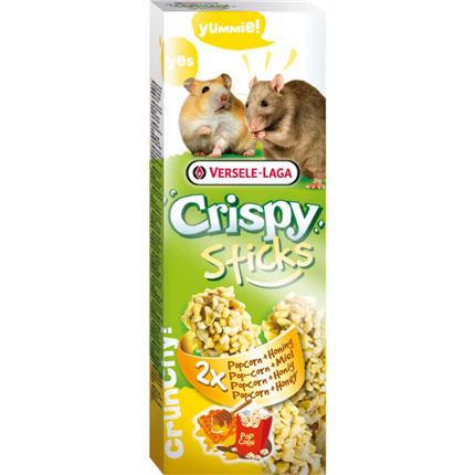 Versele-Laga Crispy kreker popcorn in med - 2 x 50 g