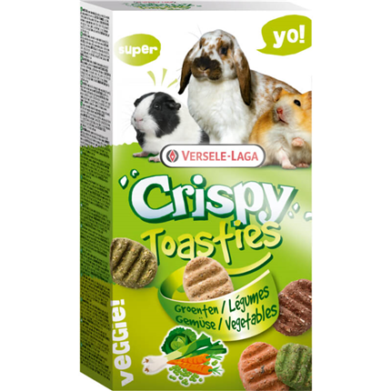 Versele-Laga Snack Crispy Toasties Vegetable piškoti z zelenjavo - 150 g