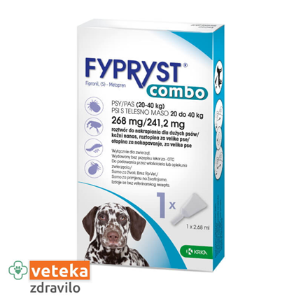 Fypryst Combo L raztopina za pse od 20 - 40kg, 2,68 ml