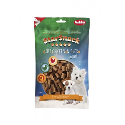 Nobby Starsnack piščančji in račji grižljaji – 70 g