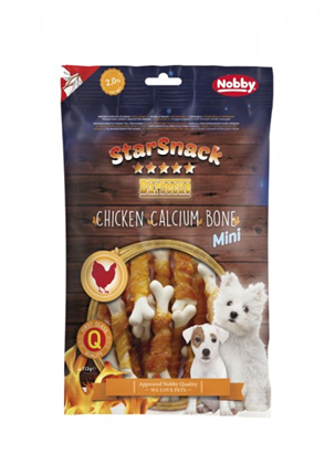 Nobby Starsnack Mini Barbecue piščanec s kalcijem – 113 g