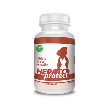 Hepatoprotect prehranski dodatek za delovanje jeter za pse in mačke - 80 tablet