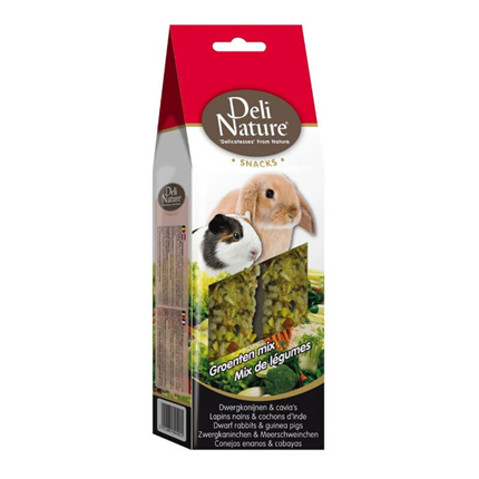 Deli Nature posladek zelenjavna mešanica za kunce in morske prašičke - 80 g