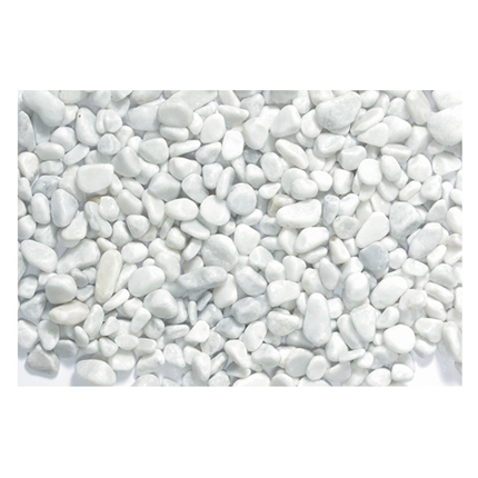 Beeztees akvarijski pesek Carrara, bel - 16-25 mm / 1 kg
