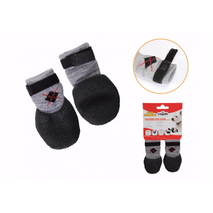 Camon non-slip nogavice, črne lateks podplat - XL (2 kos)