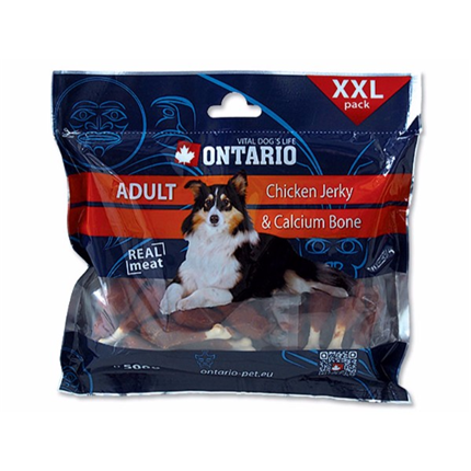 Ontario Snack Chicken Jerky + kalcij - 500 g