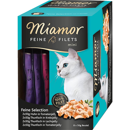 Miamor Multibox Feine Selection, 4 okusi - 8 x 50g