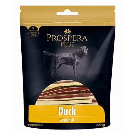 Prospera Plus Snack sendvič - raca in polenovka - 230 g