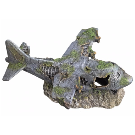 Nobby akvarijski dekor letalo - 21,8 x 17,5 x 8,3 cm