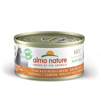 Almo Nature HFC Natural – piščanec in sir – 70 g