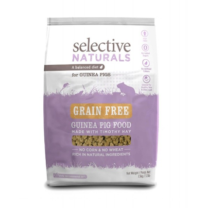 Selective Naturals grain free za morske prašičke - 1,5 kg