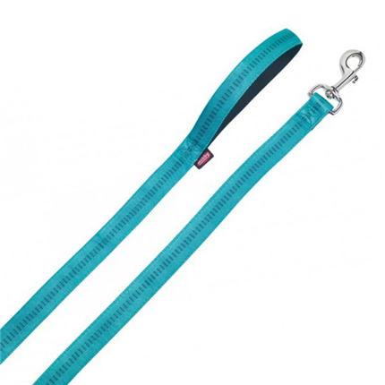 Nobby Soft Grip povodec - turkizen - 120 cm