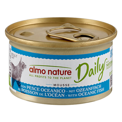 Almo Nature Daily Mousse konzerva - oceanske ribe - 85 g