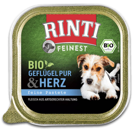 Rinti Bio alutray - piščančji srčki - 150 g