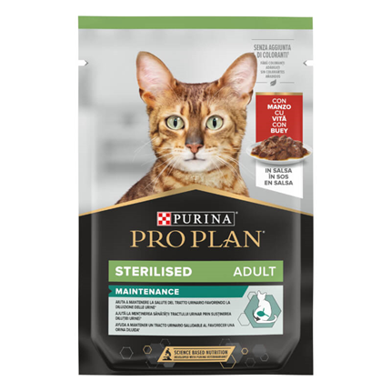 Purina Pro Plan Sterilised Adult vrečka - govedina - 85 g