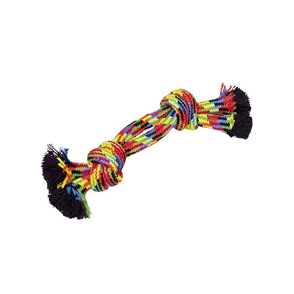 Nobby igrača vrv 2 vozla, pisana - 30 cm